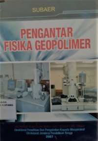 Image of Pengantar Fisika Geopolimer