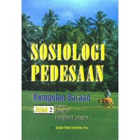 Image of Sosiologi Pedesaan : Kumpulan Bacaan Jil, 1